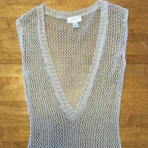 Ann Taylor Loft Women's Brown Sweater Vest - S